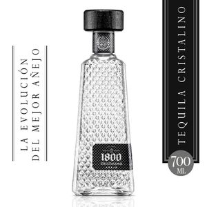 Tequila Blanco 1800 Cristalino Añejo (700 ml)