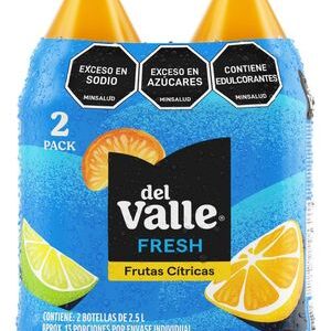 Jugo DEL VALLE Fresh frutas cítricas x2und 2.5L (5000 ml)