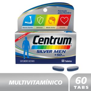 suplemento CENTRUM DIETARIO SILVER MEN (60 und)
